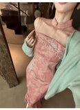 Stardust Silk Jacquard Cheongsam Dress