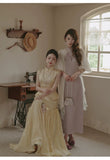 Quintana 2-Piece Embroidered Jacquard Cheongsam Set