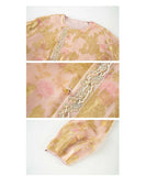 Amara 2-Piece Jacquard Cheongsam Set