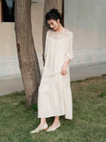 Polaris Lace Jacquard Cheongsam Dress