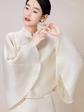 Princess 2-Piece Apricot White Cheongsam Top