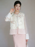 Nita Jacquard Embroidered Cheongsam Vest