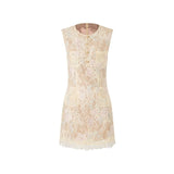 Tiara Lace Floral Cheongsam Dress