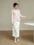 Eleonora Jacquard Cheongsam Vest