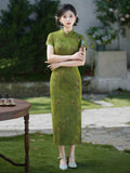 Overture Green Breathable Cheongsam Dress