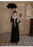 Nicoletta Long & Short Colorblock Cheongsam Dress