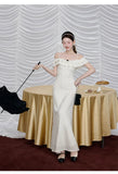Tamara Pleated Vintage Cheongsam Dress