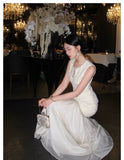 Aster 2-Piece Light Apricot Cheongsam Set