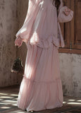 Calliope 2-Piece Embroidered Off-Shoulder Cheongsam Set