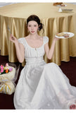Tulip Lace Embroidered Cheongsam Dress