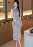 Nessa Jacquard Cheongsam Dress