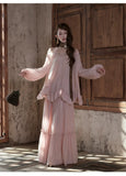 Calliope 2-Piece Embroidered Off-Shoulder Cheongsam Set