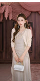Valentina Pearl Chiffon Cheongsam Dress