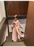 Eden 2-Piece Chiffon Ruffled Cheongsam Set