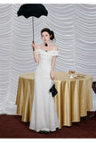 Tamara Pleated Vintage Cheongsam Dress