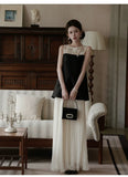 Taya 2-Piece Embroidered Cheongsam Set