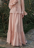 Vega 2-Piece Tencel Textured Cheongsam Set