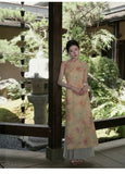 Moonbeam Lace Floral Cheongsam Dress