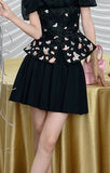 Coronet 2-Piece Floral Silk Cheongsam Set