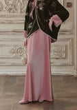 Vivienne 2-Piece Embroidered Velvet Cheongsam Set