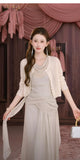 Valentina Pearl Chiffon Cheongsam Dress