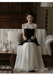 Taya 2-Piece Embroidered Cheongsam Set