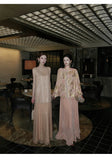 Sugilite 2-Piece Beaded Embroidered Cheongsam Set