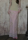 Blanche 2-Piece Lace Off-Shoulder Cheongsam Set