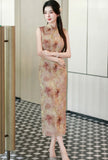Nessa Jacquard Cheongsam Dress