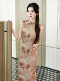 Nessa Jacquard Cheongsam Dress