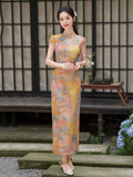 Zoe Lace Jacquard Cheongsam Dress
