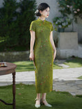 Overture Green Breathable Cheongsam Dress