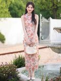 Bellatrix Pink Modern Cheongsam Dress