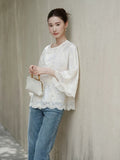 Regulus Embroidered Cheongsam Top