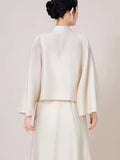 Princess 2-Piece Apricot White Cheongsam Top