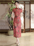 Sabella Fleeting Cloud Floral Cheongsam