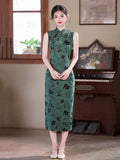 Luna Lace Jacquard Cheongsam Dress