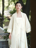Interlude 2-Piece Sheer Overlay Cheongsam Set