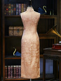 Zena Silk Jacquard Cheongsam Dress