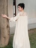 Polaris Lace Jacquard Cheongsam Dress