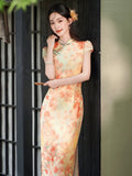 Henriette Lace Swiss Cheongsam Dress