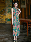 Clematis Jacquard Cheongsam Dress