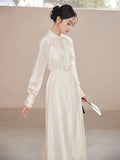 Haute Apricot Minimalist Cheongsam Dress