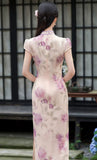 Henriette Lace Swiss Cheongsam Dress
