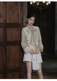 Heather 2-Piece Embroidered Tencel Cheongsam Set