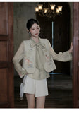 Heather 2-Piece Embroidered Tencel Cheongsam Set