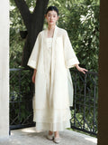 Interlude 2-Piece Sheer Overlay Cheongsam Set