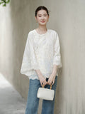 Regulus Embroidered Cheongsam Top