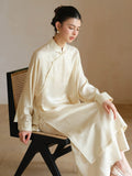 Naya 2-Piece Tawny Almond Cheongsam Set