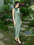 Elspeth Green Breathable Cheongsam Dress